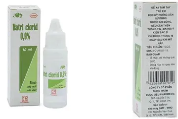 Thu hồi toàn quốc lô thuốc nhỏ mắt Natri clorid 0,9% 