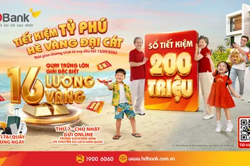 Khách hàng HDBank trúng thưởng sổ tiết kiệm và chuyến du lịch Hàn Quốc 