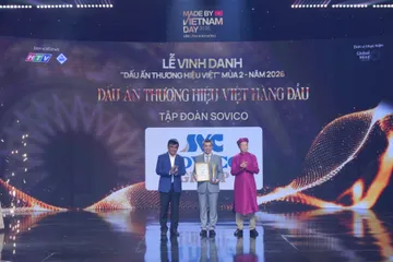 Sovico được vinh danh 'Dấu ấn thương hiệu Việt hàng đầu'