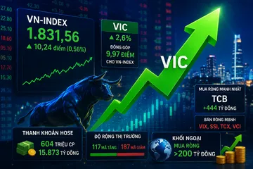 VIC tiếp tục kéo chỉ số 'vượt dốc'