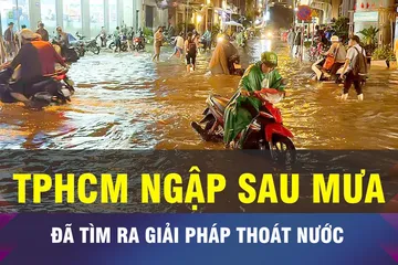 18 GIỜ NGÀY 2-10: Giải pháp chống ngập căn cơ tại TPHCM 
