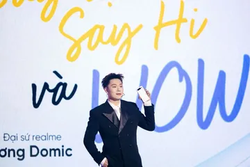 Sự xuất hiện ấn tượng của Đại sứ realme Việt Nam, ca sĩ Dương Domic
