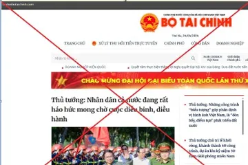 Bộ Tài chính cảnh báo tình trạng các website giả mạo