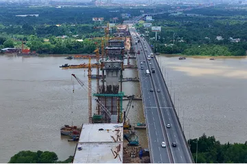 Gấp rút hoàn thành cầu Long Thành 2 
