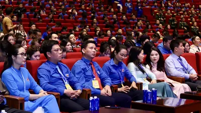 Đại hội đại biểu toàn quốc Đoàn TNCS Hồ Chí Minh lần thứ XIII là sự kiện chính trị quan trọng của tuổi trẻ Việt Nam. Ảnh: Vi Nam