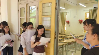 Thí sinh Hà Nội dự thi tốt nghiệp THPT năm 2026. Ảnh: PHAN THẢO