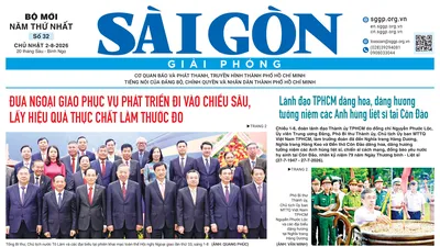 Báo Sài Gòn Giải Phóng ngày 2/8/2026
