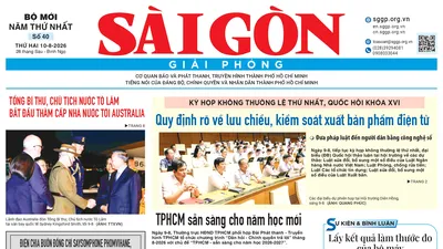 Báo Sài Gòn Giải Phóng ngày 10/8/2026