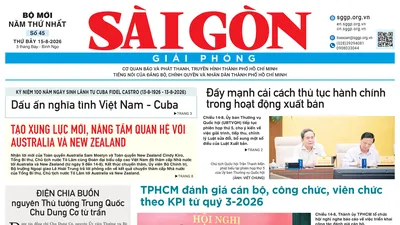 Báo Sài Gòn Giải Phóng ngày 15/8/2026