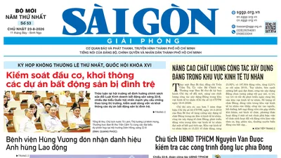 Báo Sài Gòn Giải Phóng ngày 23/8/2026