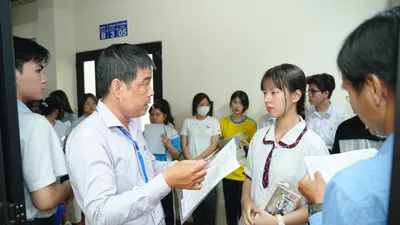 Thí sinh dự thi đánh giá năng lực do ĐHQG TPHCM tổ chức ngày 30-3 tại cụm thi TPHCM