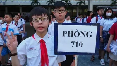Học sinh tham gia kỳ khảo sát tuyển sinh vào lớp 6 Trường THCS-THPT Trần Đại Nghĩa năm học 2025-2026