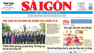 Báo Sài Gòn Giải Phóng ngày 18/5/2026