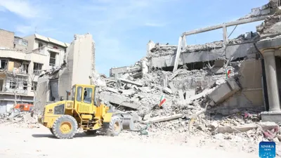 Động đất gây nhiều thiệt hại cho thành phố cảng General Santos, Philippines. Ảnh: XINHUA 