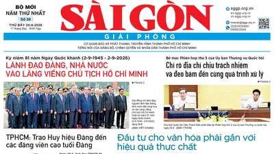 Báo Sài Gòn Giải Phóng ngày 29/8/2026