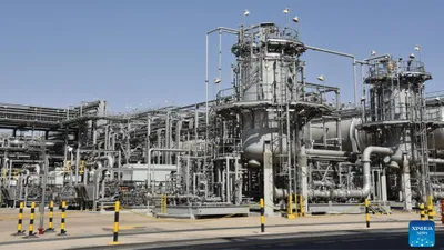 Một nhà máy lọc dầu tại TP Dammam, Saudi Arabia. Ảnh: XINHUA