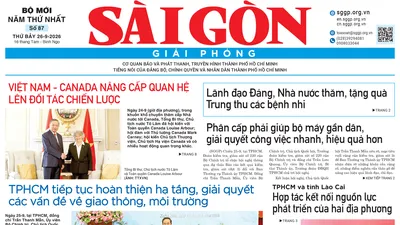 Báo Sài Gòn Giải Phóng ngày 26/9/2026