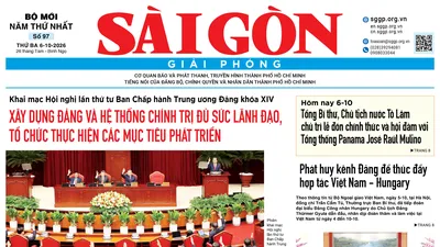 Báo Sài Gòn Giải Phóng ngày 6/10/2026