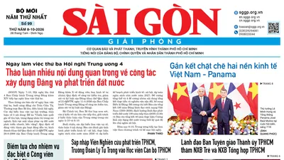 Báo Sài Gòn Giải Phóng ngày 8/10/2026