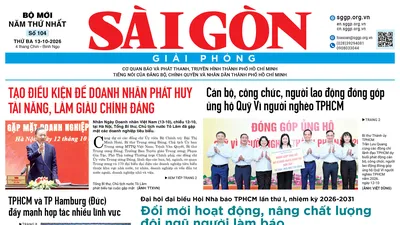 Báo Sài Gòn Giải Phóng ngày 13/10/2026
