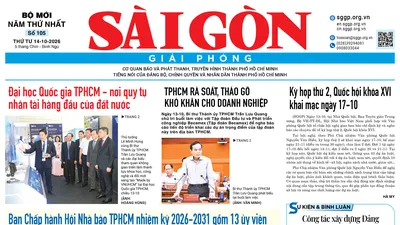 Báo Sài Gòn Giải Phóng ngày 14/10/2026