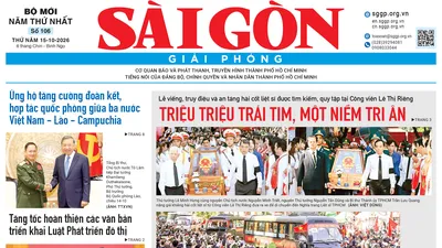 Báo Sài Gòn Giải Phóng ngày 15/10/2026