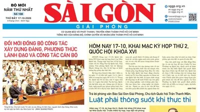 Báo Sài Gòn Giải Phóng ngày 17/10/2026