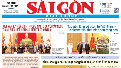 Báo Sài Gòn Giải Phóng ngày 19/10/2026