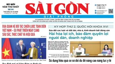 Báo Sài Gòn Giải Phóng ngày 23/10/2026