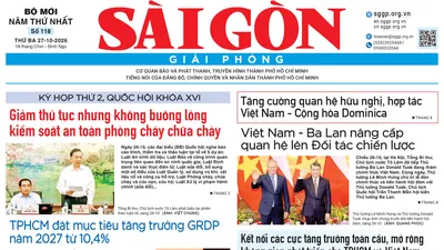 Báo Sài Gòn Giải Phóng ngày 27/10/2026