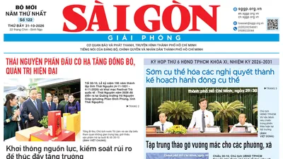 Báo Sài Gòn Giải Phóng ngày 31/10/2026