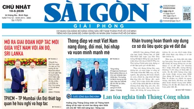 Báo Sài Gòn Giải Phóng ngày 10/5/2026