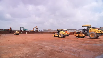 Tất bật thi công dự án sân bay Long Thành
