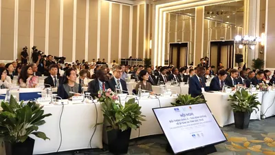 Phiên toàn thể hội nghị Đối thoại châu Á - Thái Bình Dương về di sản và tính xác thực. Ảnh: MAI ANH