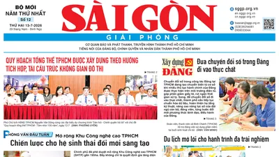Báo Sài Gòn Giải Phóng ngày 13/7/2026