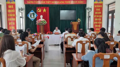 Buổi khảo sát về tác động của điện thoại, mạng xã hội đến học sinh trên địa bàn xã Hòa Vang