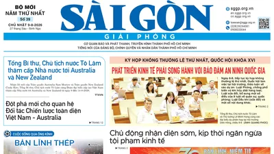 Báo Sài Gòn Giải Phóng ngày 9/8/2026
