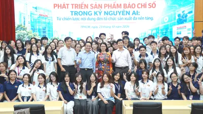 Hơn 150 sinh viên báo chí thăm và giao lưu tại Báo Sài Gòn Giải Phóng