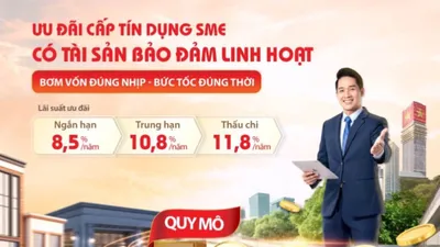 HDBank tung gói tín dụng “SME Linh hoạt”: Cho vay đến100% tài sản bảo đảm, kích hoạt gói ưu đãi lãi suất