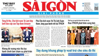 BÁO SÀI GÒN GIẢI PHÓNG - NGÀY 23/5/2026