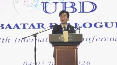 Bộ trưởng Thống nhất Hàn Quốc Chung Dong-young. Ảnh: YONHAP