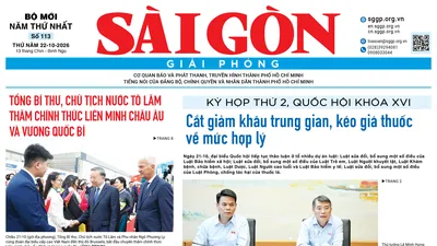 Báo Sài Gòn Giải Phóng ngày 22/10/2026