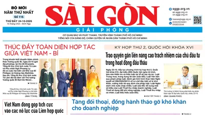Báo Sài Gòn Giải Phóng ngày 24/10/2026