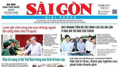 Báo Sài Gòn Giải Phóng ngày 28/10/2026