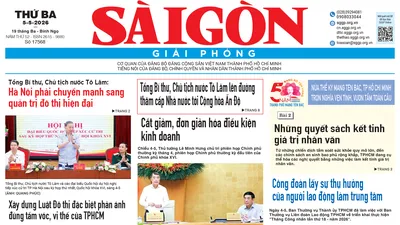 Báo Sài Gòn Giải Phóng ngày 5/5/2026