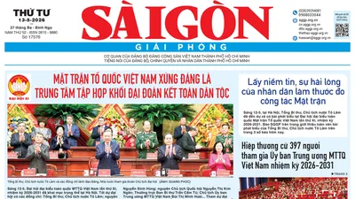 Báo Sài Gòn Giải Phóng ngày 13/5/2026