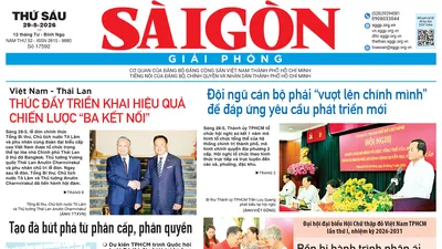 Báo Sài Gòn Giải Phóng ngày 29/5/2026