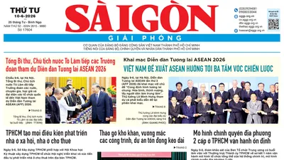Báo Sài Gòn Giải Phóng ngày 10/6/2026