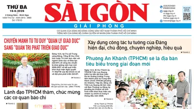 Báo Sài Gòn Giải Phóng ngày 16/6/2026
