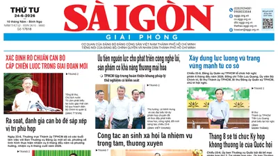 Báo Sài Gòn Giải Phóng ngày 24/6/2026